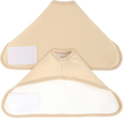 Image de INF Chevillières à l'huile de ricin réutilisables - Chaussettes de traitement à l'huile essentielle avec bande magique réglable (1 paire)