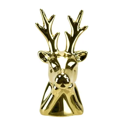 Produktbild von Goldhirsch aus Keramik 13,5 cm