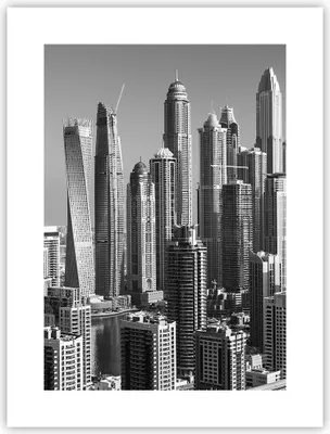 Produktbild von Poster - Poster ohne Rahmen - Wolkenkratzer Fotografie Dubai - 30x40 cm - Wand Bild - Wanddeko - Wandbilder - Kunstposter - Wandposter - Bilder - Kunstdruck - Wanddekoration - P2XPA30x40-4388