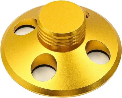 Immagine prodotto di Stabilizzatore in alluminio per giradischi in vinile - Velocità LP da 12 pollici