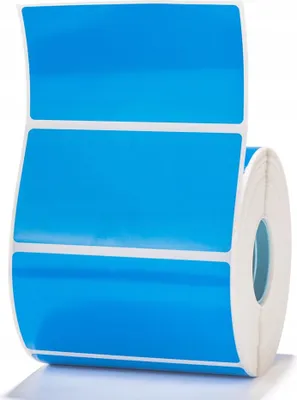Produktbild von NIIMBOT Etiketten Aufkleber 75*40mm BLAU 690 stücke für K3/W drucker