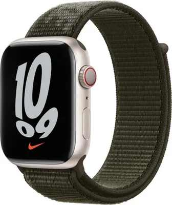 Productafbeelding van Apple Nike Sport Loop Band voor de Apple Watch | 38/40/41/42 mm - Cargo Khaki