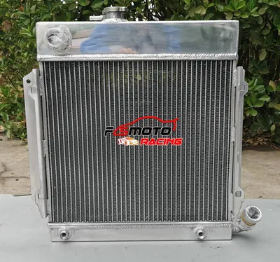 Productafbeelding van Aluminium Radiator Met Ventilator - 400x345x42 mm Kern - Duurzame Motorkoeling