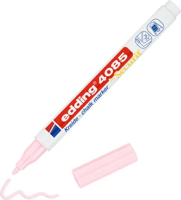 Produktbild von Edding - Chalkstift Edding 4085 um 1-2 mm Pastellrosa | 10 Stück