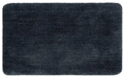 Produktbild von Badematte, rutschfest, waschbar, Bettvorleger, saugfähige Duschmatte, Fußmatte für Wohnzimmer, Schlafzimmer, Badezimmer, 40 x 60 cm, dunkelgrau