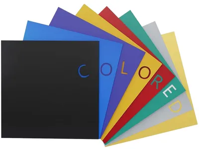 Image de ATOMSTACK 8 pièces de contreplaqué coloré de 3mm sans vernis (30x30 cm), contreplaqué coloré pour le modélisme, la découpe laser et la gravure
