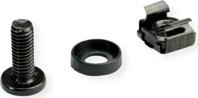 Produktbild von ROLINE Montagematerial für 19-Zoll-Komponenten, M6, 100 fach, schwarz
