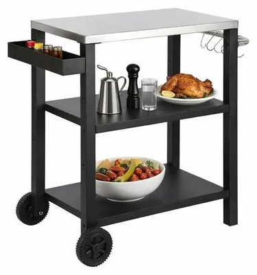 Produktbild von Gartenwerkbank für Außenbarbecue mit 3 Planken