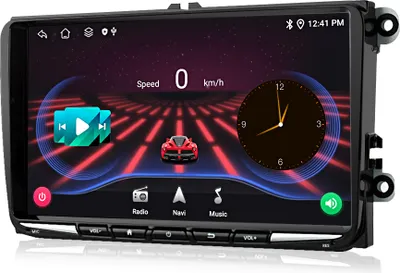 Produktbild von 6+128G Android 13 Carplay Autoradio GPS Navi WIFI 4G BT DAB+ SWC USB FM RDS Für VW GOLF 5 6 Touran Tiguan Passat Seat Jetta 8-Kern