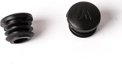 Produktbild von 2 Stück Fahrrad Lenker End Stopfen Kappen MTB 19mm Bar End Plugs Gummi schwarz