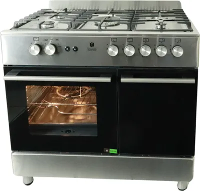 Produktbild von Gasline GAG90GOXFL Matt Gas Standherd mit Flaschenschrank 90cm Propan 50 Mbar