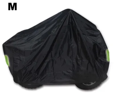 Image de Housse universelle ultra-résistante pour quad et ATC 190T  - Imperméable, anti-poussière, anti-UV, en ripstop - Protection d'extérieur pour véhicule de plage avec bande réfléchissante de nuit