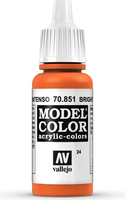 Produktbild von Vallejo VA030 VA70851 Bright Orange - Reinorange #alt VA024
