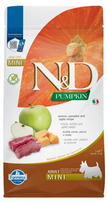Image de N&D Pumpkin DOG Adult Mini Venison & Apple 2kg