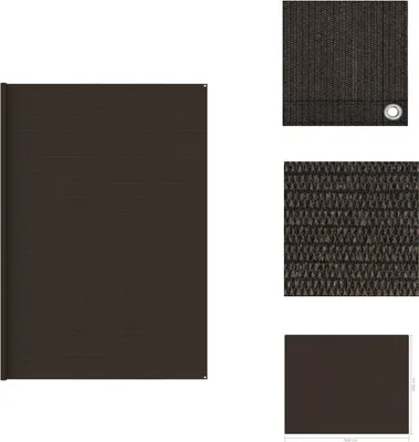 Obrázek produktu pro vidaXL Stanový koberec 400x500 cm hnědý - Příslušenství ke stanům