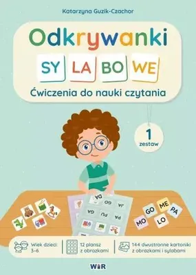 Obrázok produktu pre Odkrywanki Sylabowe ćwiczenia do nauki czytania zestaw 1