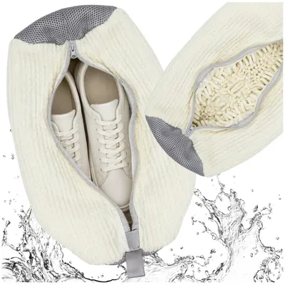 Produktbild von Schützende Mikrofaser-Schuhwaschbeutel – 2er-Set