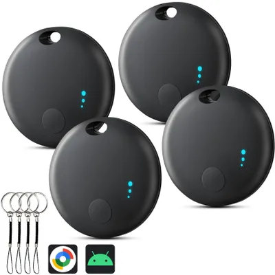 Produktbild von Intelligenter Tracker, 4 Stück Schlüsselanhänger, Bluetooth-Schlüsselortungsgerät für Android