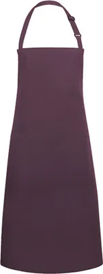 Immagine prodotto di Karlowsky BLS5 | Grembiule base con tasca e fibbia - 75 x 90 cm - Colore: Melanzana (circa Pantone 209C) - Dimensioni: 75 x 90 cm (Larghezza x Lunghezza)