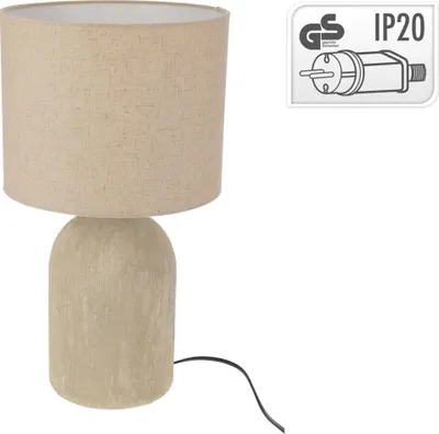Produktbild von Home styling tafellamp steengoed e14 h46cm