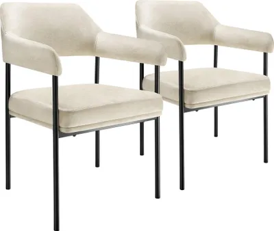 Produktbild von tectake® Armlehnstuhl Doé gepolstert 58 x 62 x 85 cm