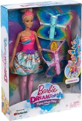 Immagine prodotto di MATTEL FRB08 Barbie Dreamtopia Rainbow Kingdom Magic Wing Fairy Doll (bionda)