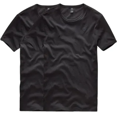 Obrázok produktu pre G-STAR tričko 2 Pack R-Neck T-Shirts 2 Pack Basic Round Neck Rib Jersey
