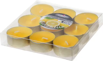 Produktbild von Teelichter "Citronella", 9er-Pack Gelb 17/38 mm