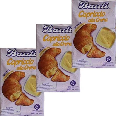 Produktbild von 3x Bauli Capriccio alla Crema 'Croissants mit Vanillefüllung', 6 Stck.