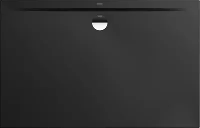 Produktbild von Duschwanne KALDEWEI SUPERPLAN ZERO Secure Plus 1522-1 80 x 90 x 3.2 cm schwarz matt vollflächige antirutschbeschichtung 352200012676