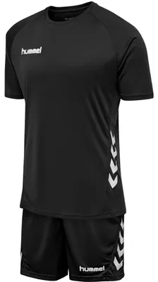 Productafbeelding van Korte broek en T-shirt set. Ronde halslijn, elastische boord