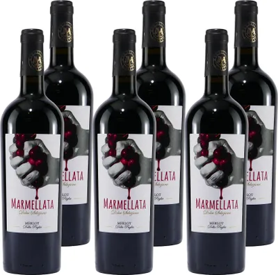 Produktbild von Marmellata Merlot Rotwein IGT -lieblich- (6 x 0,75L)
