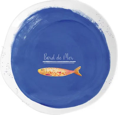 Produktbild von Frühstücksteller, Kuchenteller Maritim BORD DE MER D. 21cm Porzellan Easy Life