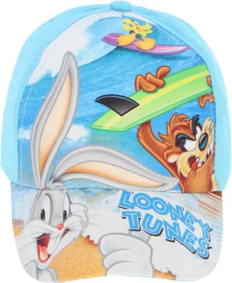 Zdjęcie produktu dla Czapka z daszkiem Looney Tunes Regulowana czapka dla chłopców i dziewczynek Jasnoniebieska