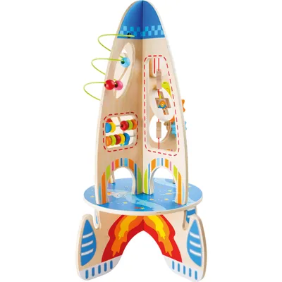 Produktbild von Small Foot 10155 Motorikspielzeug „Rakete“, bunt (1 Stück)