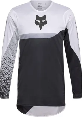 Produktbild von FOX Flexair Fracture Motocross Jersey, schwarz/weiß/grau, XL