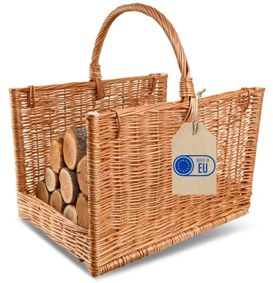 Productafbeelding van Creative Home Rieten Mand met Handvat, 50 x 34 x 50 cm