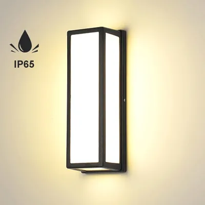 Produktbild von LED Wandleuchte Außen Innen IP65 Wasserdicht, 30W Wandlampe Aluminum, Außenlampe Nachtlicht für Eingang Garten Balkon Garage Flur, Warmweiß