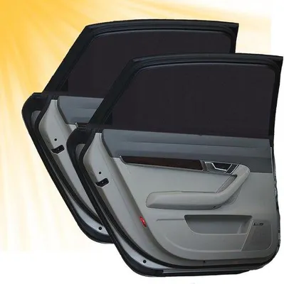 Produktbild von Famanu Auto-Sonnenschutz mit UV-Schutz - Universeller Sonnenblendschutz für Seitenfenster