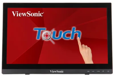 Obrázok produktu pre Viewsonic TD1630-3, 39,6 cm (15.6"), 1366 x 768 px, HD, LCD, 12 ms, Čierna