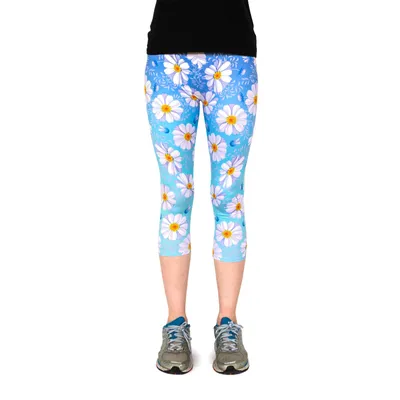 Produktbild von cosey - bedruckte bunte Capri-Leggins (Einheitsgröße) - Design Colorful Triangles