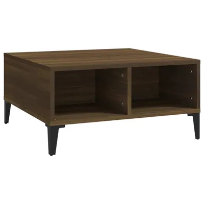 Produktbild von vidaXL Couchtisch Braun Eichen-Optik 60x60x30 cm Holzwerkstoff