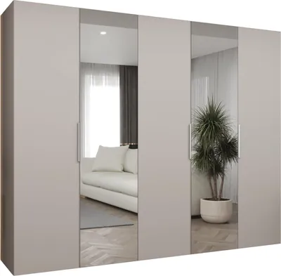 Produktbild von MEBLE KRYSPOL, Kleiderschrank, Schrank 250 cmx202x52, Kaschmir, Kaschmir