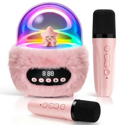 Produktbild von Kinder Karaoke Maschine mit Bluetooth und 2 Funkmikrofonen ab 3 Jahren