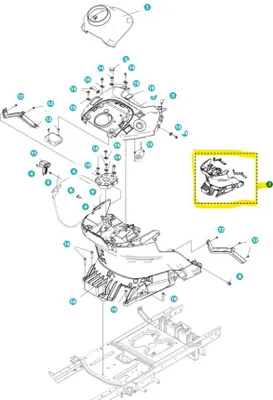 Produktbild von Lenksäulenabdeckung Husqvarna TC112 / TC114 / TS112 / TS114
