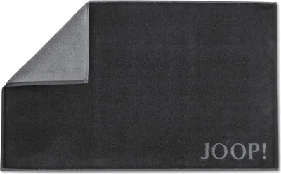 Produktbild von Joop Badematte Duschvorleger Badvorleger 1600-090 Schwarz Anthra 50x80