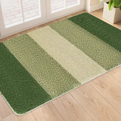 Imagen del producto de Alfombra para interior, suave, de 50 x 80 cm, antideslizante, absorbente, ideal para la entrada