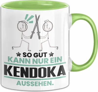 Produktbild von Kendoka Geschenk Tasse So Gut Kann Nur Ein Kendoka Aussehen Geschenkidee Kaffee-Becher (Grün)