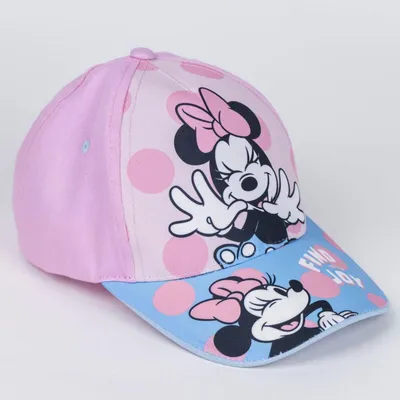 Image de Casquette d'été Disney Minnie Mouse - Casquette pour enfants avec imprimé & protection UV Rose