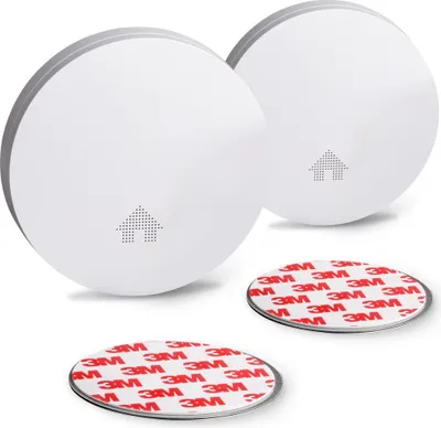 Produktbild von 2er Set Rauchmelder 10 Jahre Batterie Magnet, VdS + EN 14604 Feuermelder SEBSON